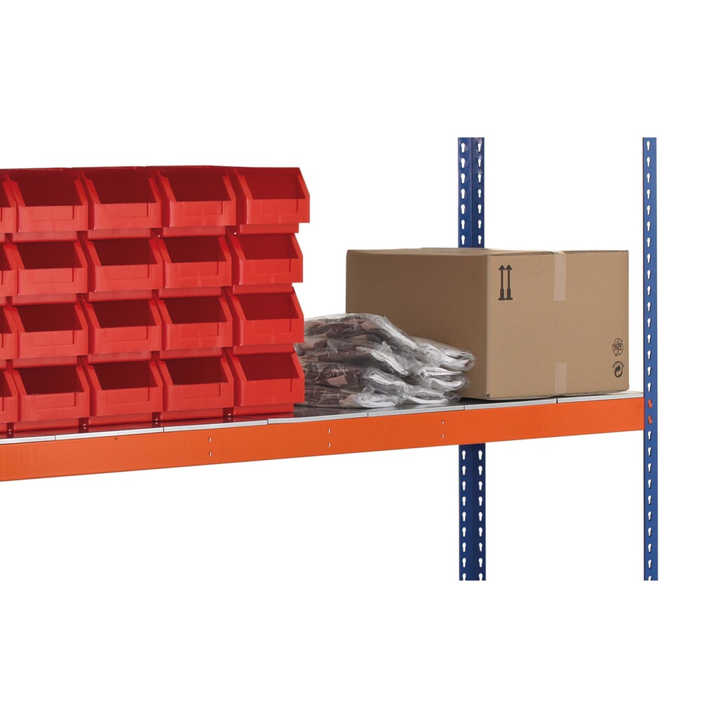 N° de l'image du produit 2 : Rayonnage grande portée SCHULTE, avec panneaux en acier, module de base, H x l x P 1 981 x 1 536 x 469 mm