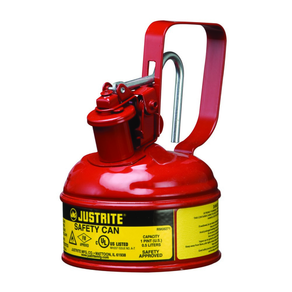 N° de l'image du produit 2 : Récipient de sécurité Justrite type I, poignée de déclenchement, rouge, 0,5 litre
