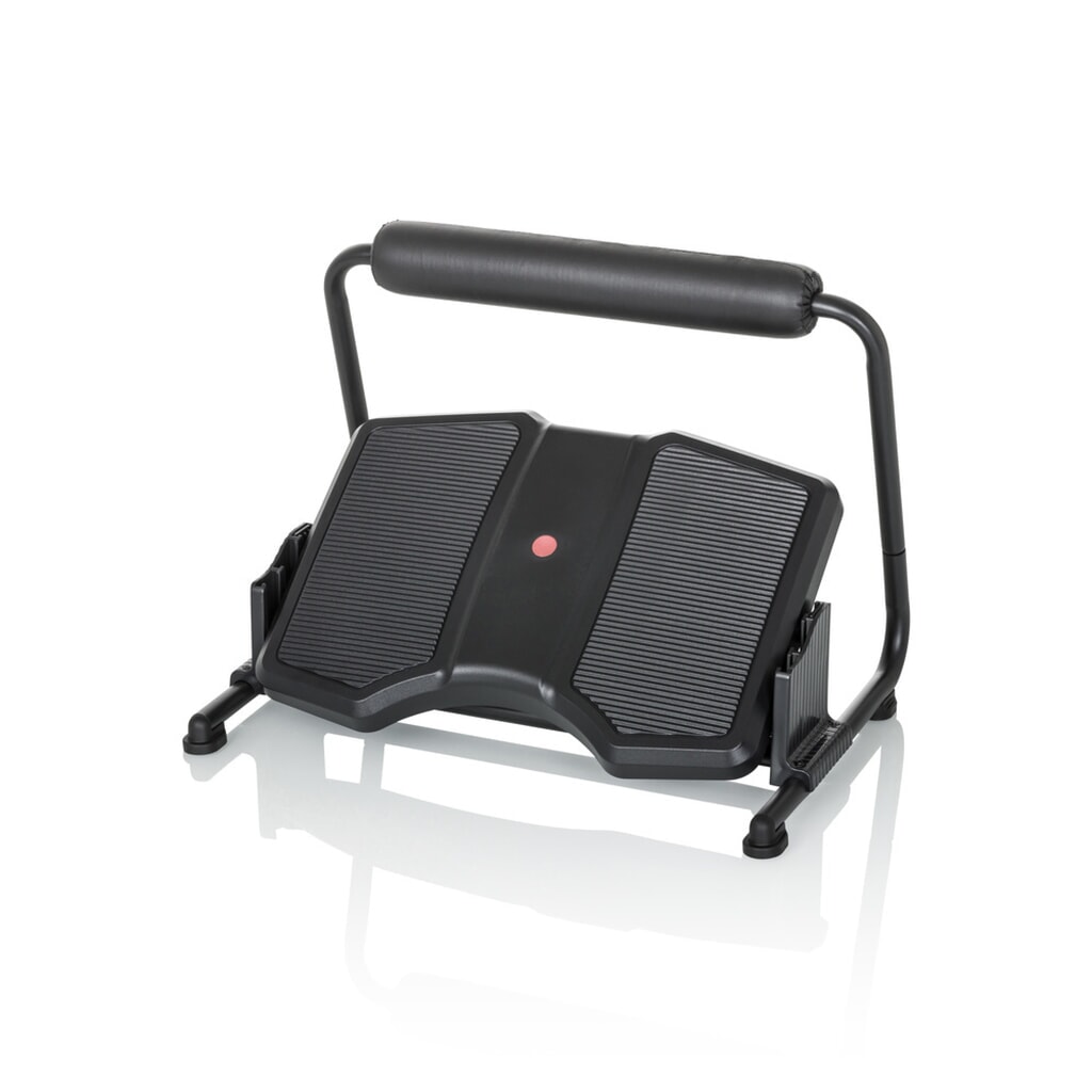 N° de l'image du produit 4 : Repose-pieds hjh OFFICE PODI F avec repose-jambes plastique, noir