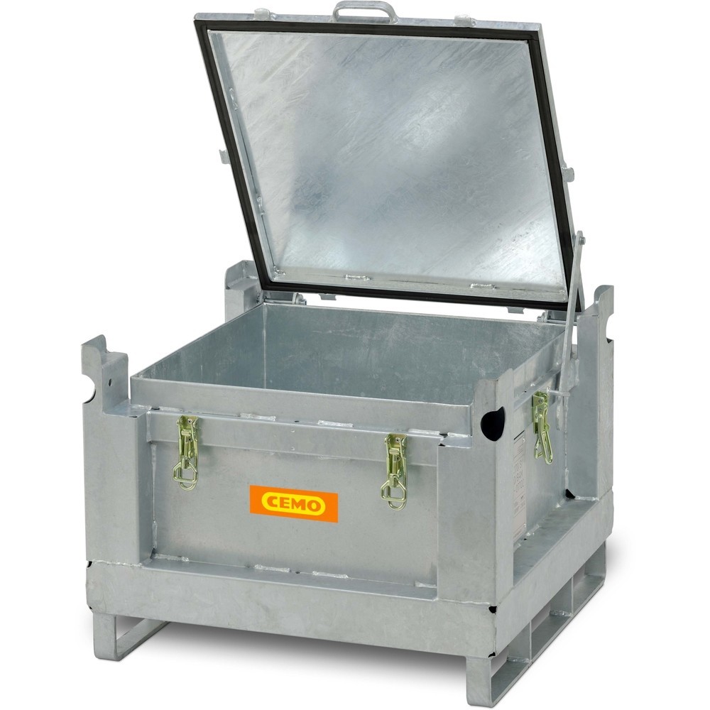 N° de l'image du produit 2 : RéserCollecte de batterie CEMO, homologué ONU, 120 litres