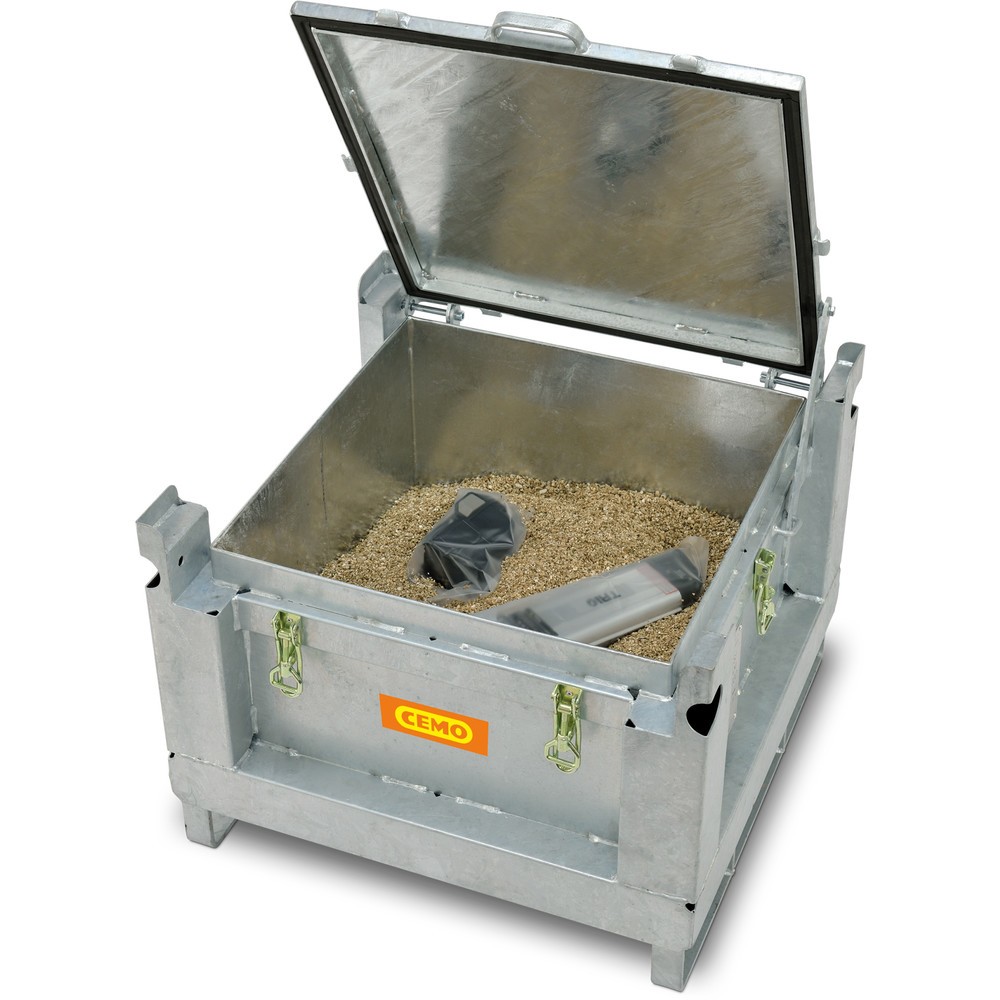 N° de l'image du produit 4 : RéserCollecte de batterie CEMO, homologué ONU, 120 litres