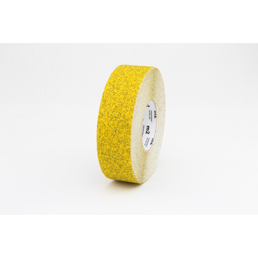 Revêtement antidérapant m2™ Mehlhose, Public, jaune, rouleau 50 mm x 18,3 m Illustration du produit: Revêtement antidérapant m2™ Mehlhose, Public, jaune, rouleau 50 mm x 18,3 m