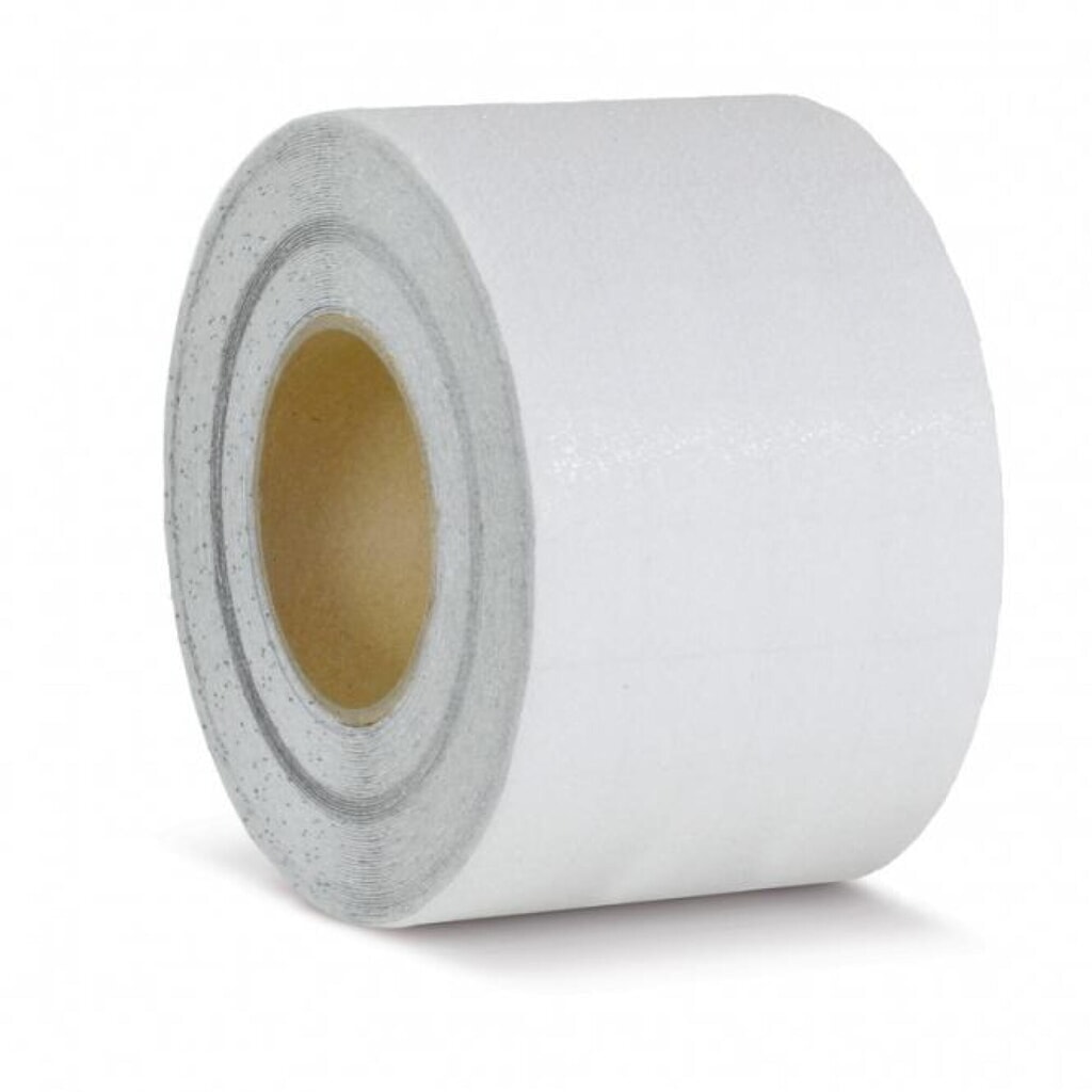 Revêtement antidérapant m2™ universel, rouleau, largeur 100 mm, transparent Illustration du produit: Revêtement antidérapant m2™ universel, rouleau, largeur 100 mm, transparent