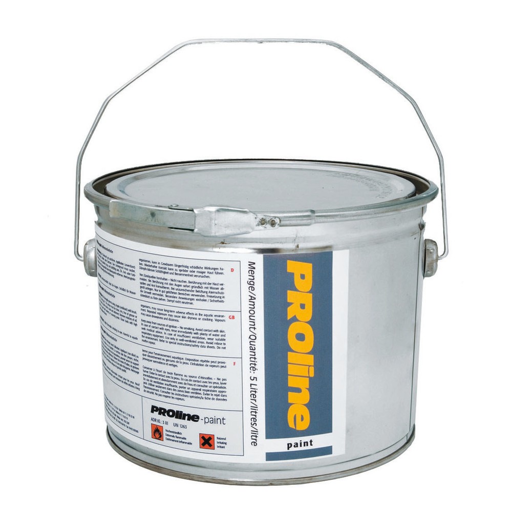 Illustration du produit: Revêtement de hangar PROline-paint, 5 l, mat, RAL 1003 jaune de sécurité