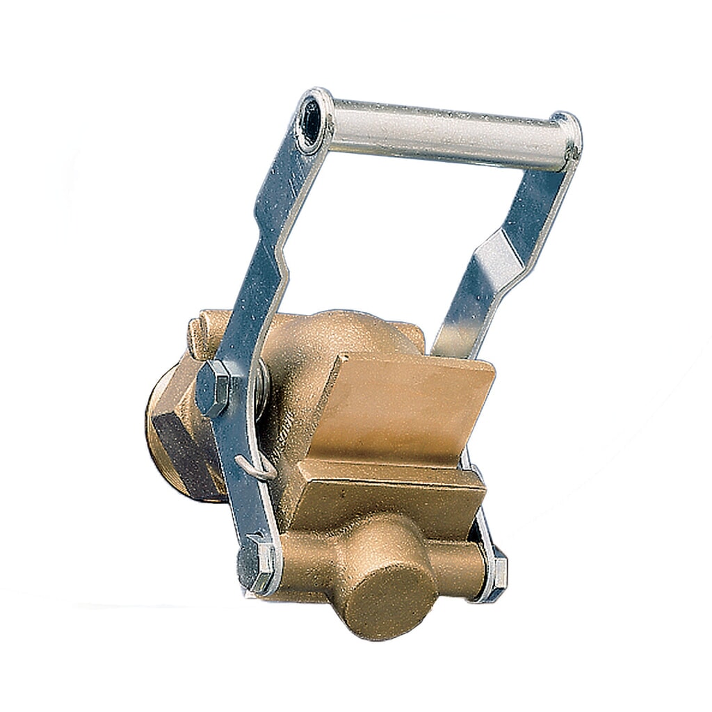 Illustration du produit: Robinet de sécurité en laiton asecos® pour liquides visqueux, filetage 2
