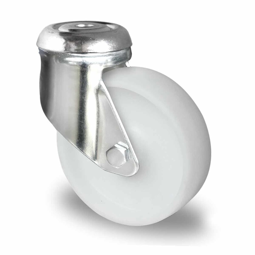 Illustration du produit: Roue directrice à trou dorsal ø 100 mm série G0P0 Palier lisse
