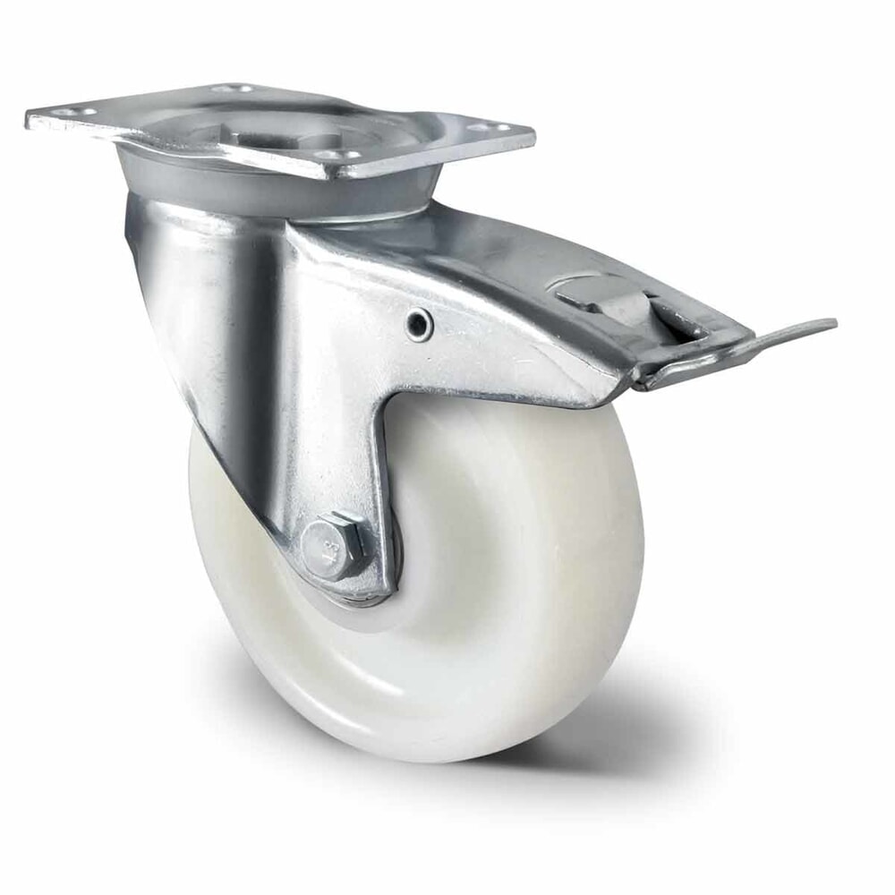 Illustration du produit: Roue directrice avec blocage total ø 125 mm série Z0Z0 Double roulement à billes