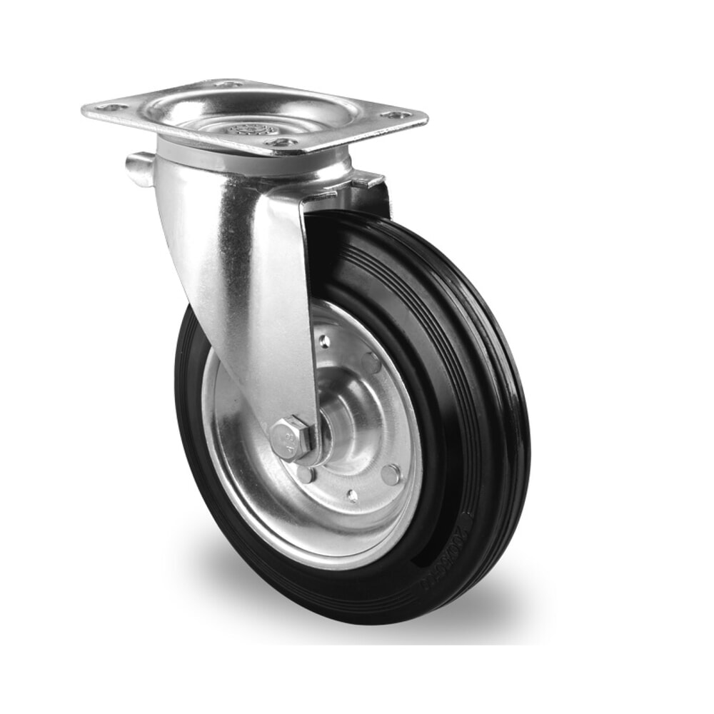 Illustration du produit: Roue directrice ø 200 mm série SBS4 Palier à rouleaux