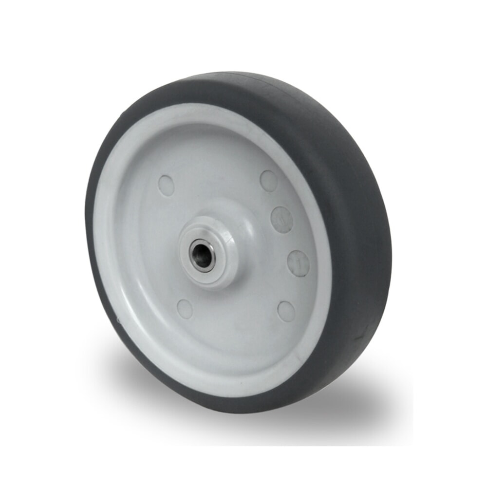 Illustration du produit: Roue ø 80 mm série P2W2 Palier lisse en acier inoxydable