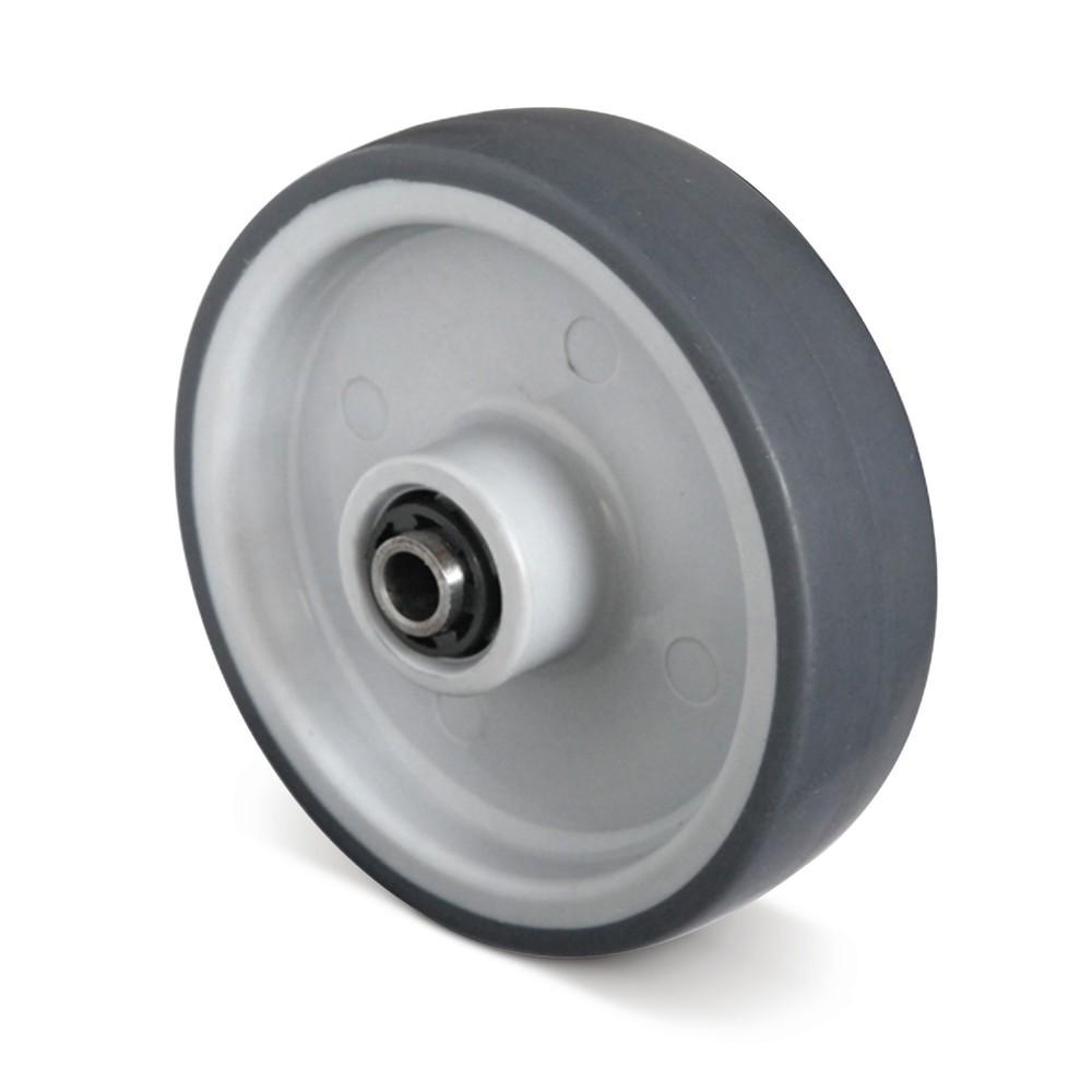 Illustration du produit: Roue en TPE Basic, jante en PP, non marquante, Øxl 100 x 32 mm, capacité de charge 90 kg