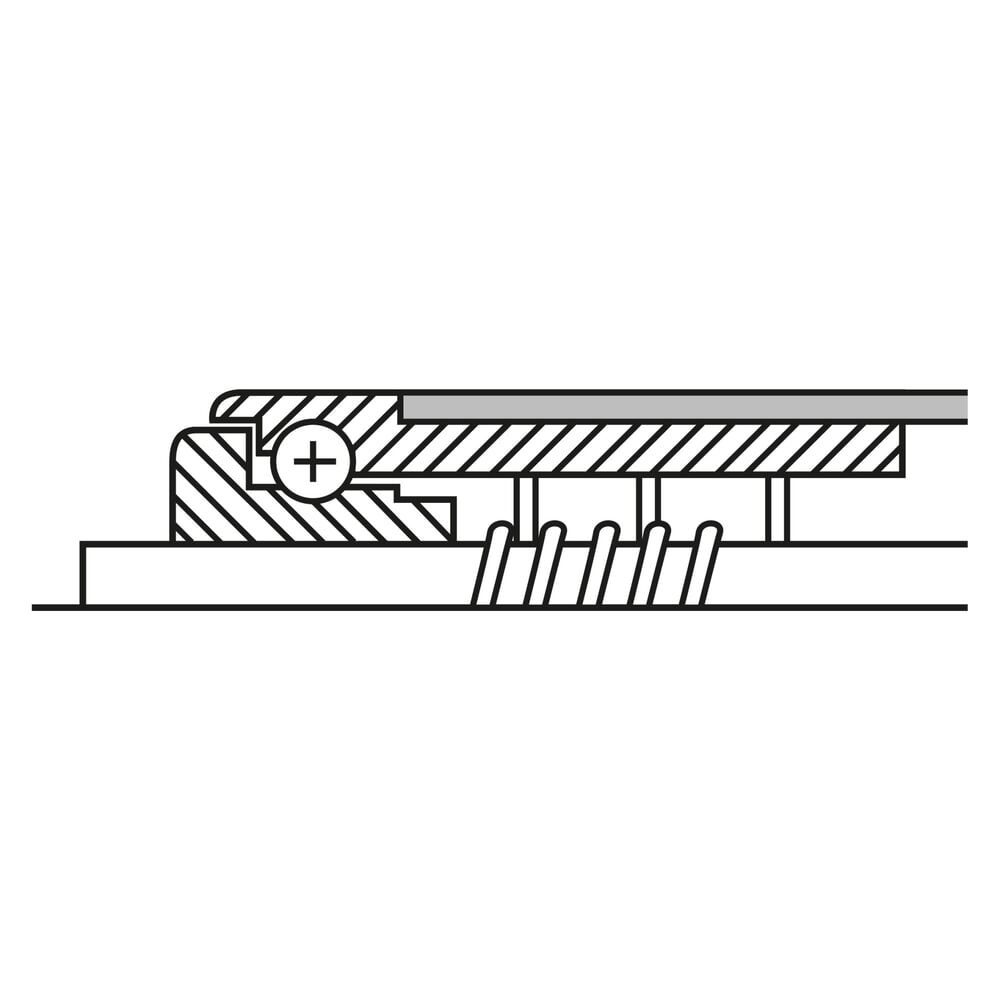 N° de l'image du produit 3 : Rouleau porteur BS ROLLEN pour convoyeurs à rouleaux, plastique, axe à ressort, Ø 20 mm, longueur 200 mm, capacité de charge 10 kg