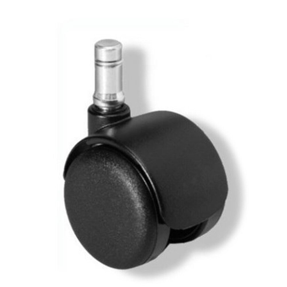 N° de l'image du produit 1 : 5x roulettes pour sols durs hjh OFFICE ROLO FIX freinées par le siège 11mm / 50mm zouc moulé sous pression, (lot de 5)