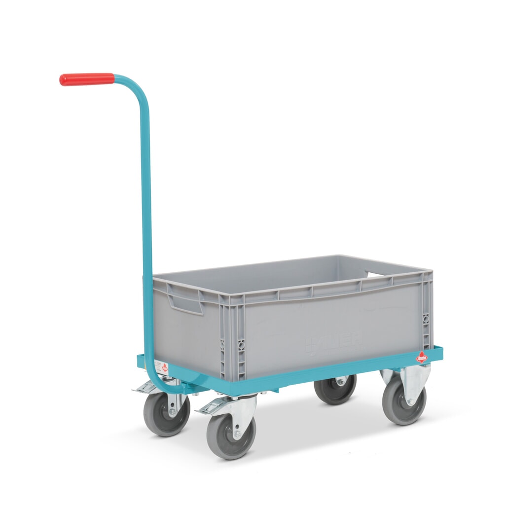 Rouleur à poignée Ameise®, ouvert, H x l x P 875 x 890 x 420 mm Illustration du produit: Rouleur à poignée Ameise®, ouvert, H x l x P 875 x 890 x 420 mm