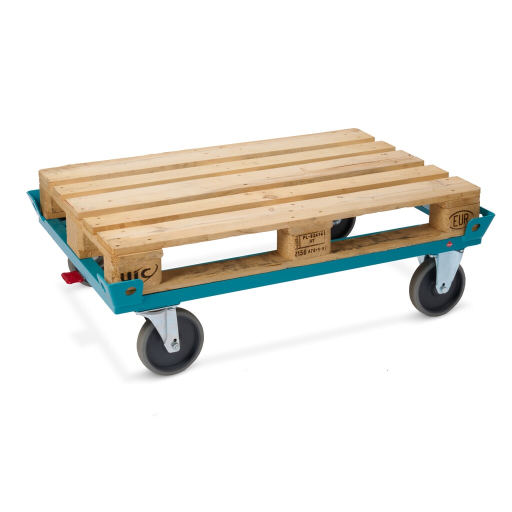 Rouleur Ameise®, avec butées d’angle de blocage des palettes, hauteur de chargement 280 mm, bandage TPE N° de l'image du produit 6 : Rouleur Ameise®, avec butées d’angle de blocage des palettes, hauteur de chargement 280 mm, bandage TPE