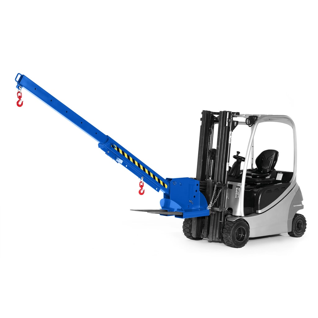 N° de l'image du produit 3 : RR-Industrietechnik® bras de levage type RKT, TK 650 - 3 000 kg, bleu gentiane RAL 5010