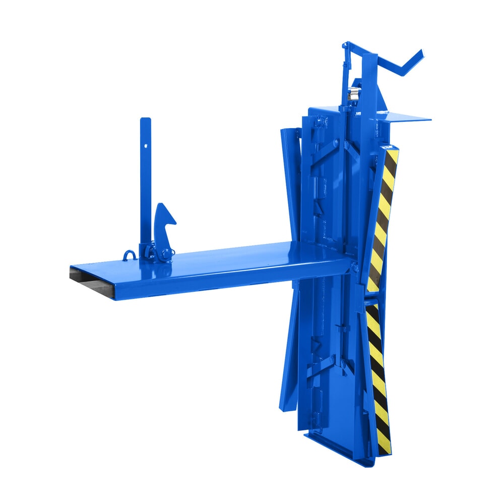 Illustration du produit: RR-Industrietechnik® Retourneur de caisses grillagées type RGW, capacité de charge 450 kg, RAL 5010 bleu gentiane
