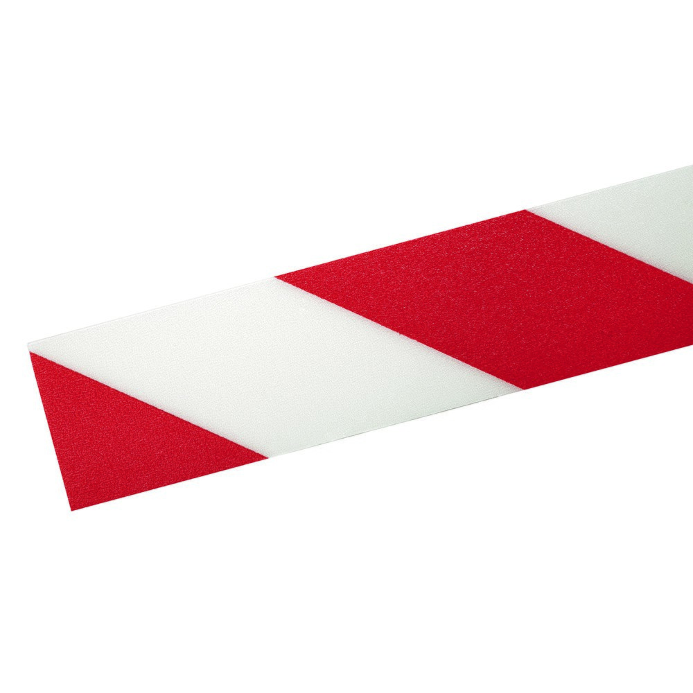 N° de l'image du produit 2 : Ruban de marquage au sol DURALINE® STRONG 50/07 de DURABBLE, rouge/blanc