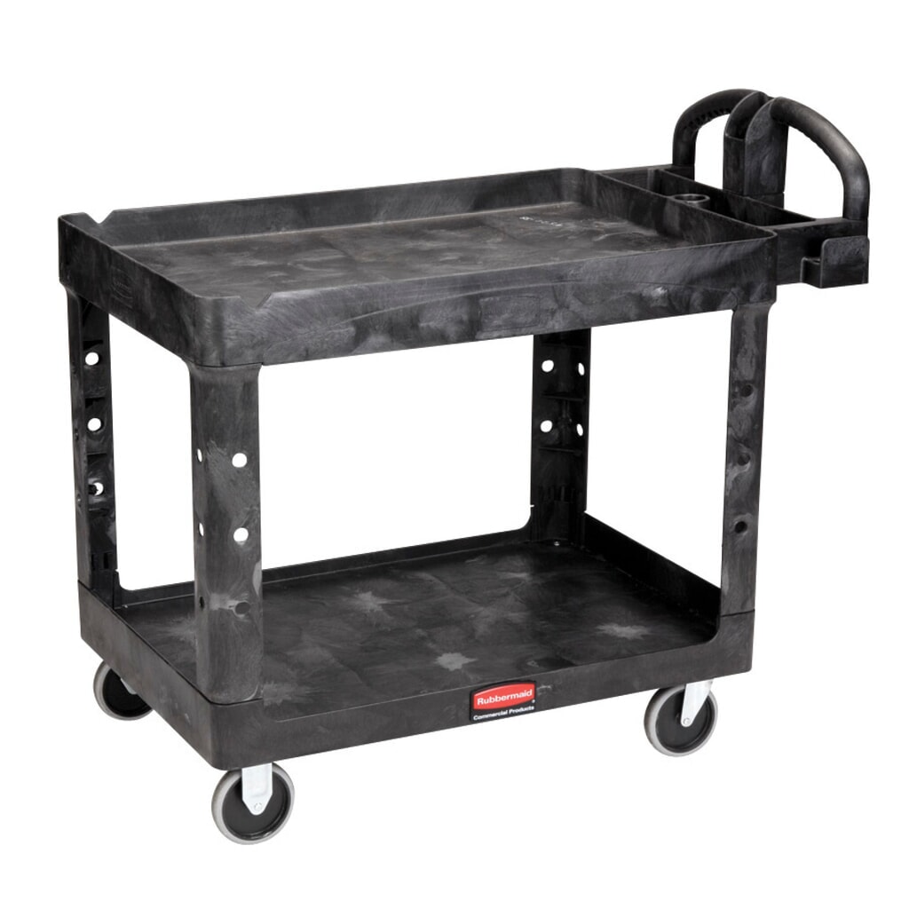 Rubbermaid® Chariot de transport M, capacité de charge 226 kg, noir Illustration du produit: Rubbermaid® Chariot de transport M, capacité de charge 226 kg, noir