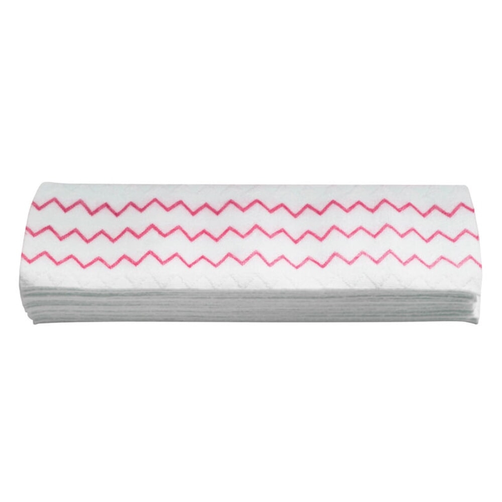 Illustration du produit: Rubbermaid® Frange de lavage microfibre jetable, rouge