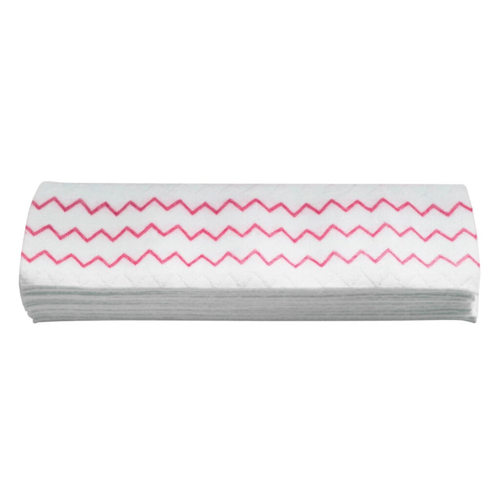 N° de l'image du produit 1 : Rubbermaid® Frange de lavage microfibre jetable, rouge