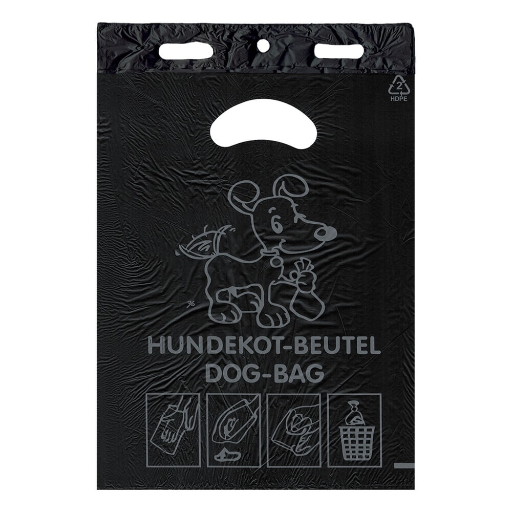 Illustration du produit: Sachets plastiques à rebord en bloc pour distributeur de sachets pour déjections canines RENNER modèle 7077-10, 3 litres, 2 000 pcs/UV, format 250 x 310 mm