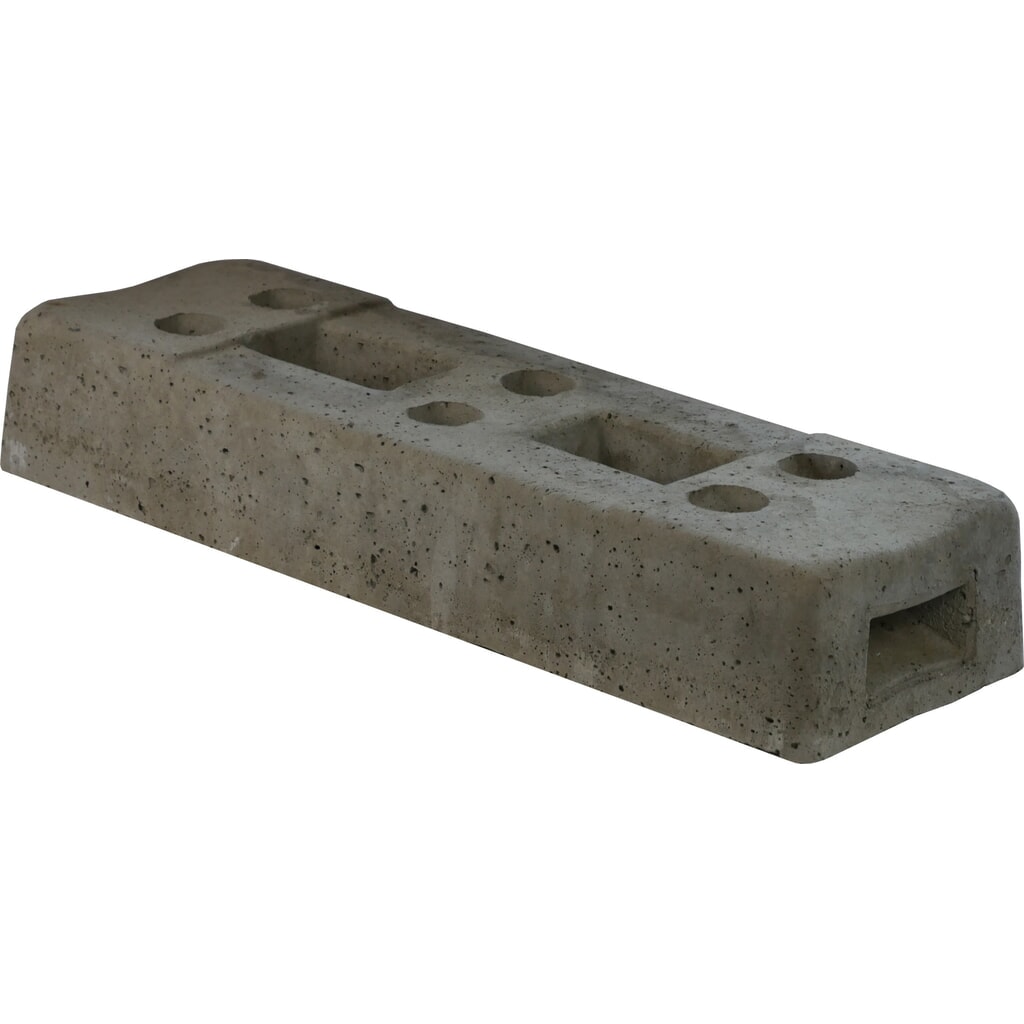 Schake Pied de clôture de chantier, béton, 6 trous, 36 kg Illustration du produit: Schake Pied de clôture de chantier, béton, 6 trous, 36 kg