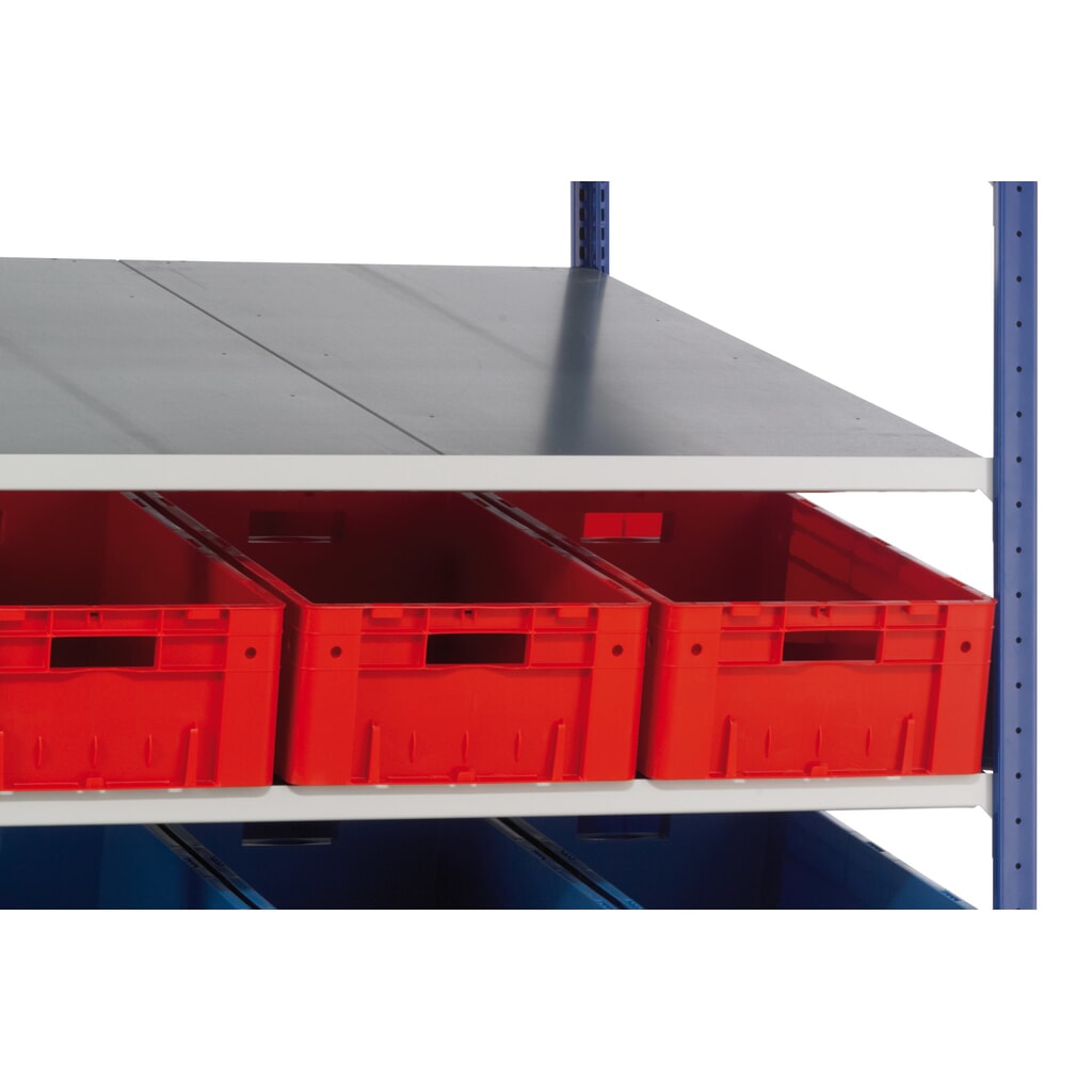 SCHULTE Rayonnage à tablettes inclinées XL, module de base MULTIplus 150, 2 000 x 1 300 x 1 200 mm N° de l'image du produit 2 : SCHULTE Rayonnage à tablettes inclinées XL, module de base MULTIplus 150, 2 000 x 1 300 x 1 200 mm