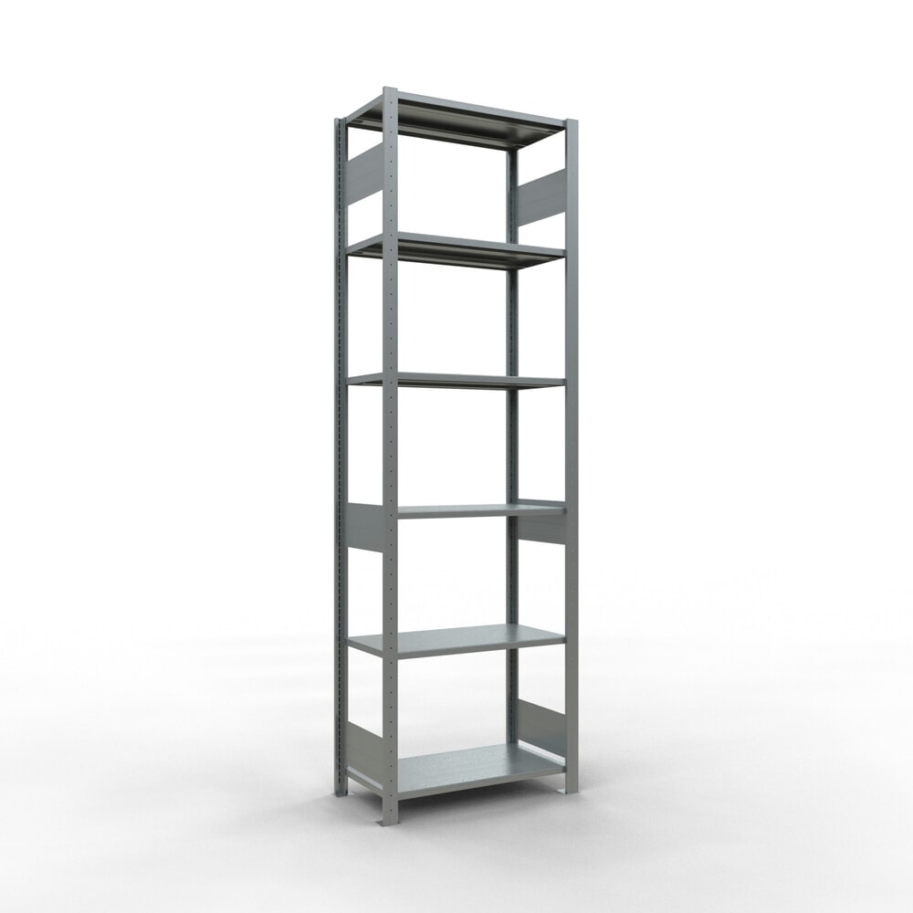 Illustration du produit: SCHULTE Rayonnage à tablettes galvanisé, charge par tablette 150 kg, HxlxP 2 500 x 810 x 436 mm