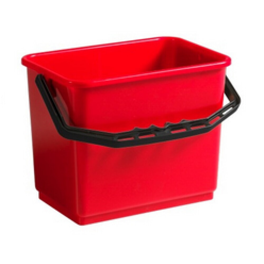 Illustration du produit: Seau pour chariot de nettoyage et de ménage, 6 litres, rouge