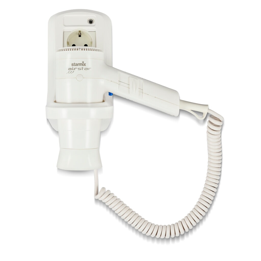 Sèche-cheveux manuel starmix HFTW 12 S, 1.200 W, support mural inclus, blanc Illustration du produit: Sèche-cheveux manuel starmix HFTW 12 S, 1.200 W, support mural inclus, blanc