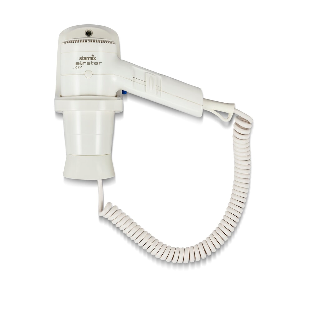 Illustration du produit: Sèche-cheveux manuel starmix HFTW 12, 1.200 W, support mural inclus, blanc