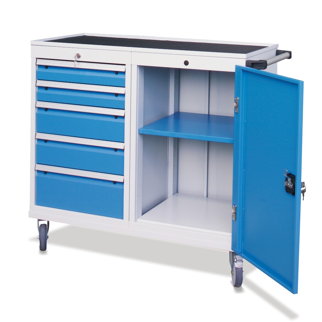 Illustration du produit: Servante d'atelier Bedrunka+Hirth, armoire, 5 tiroirs, capacité de charge 500 kg