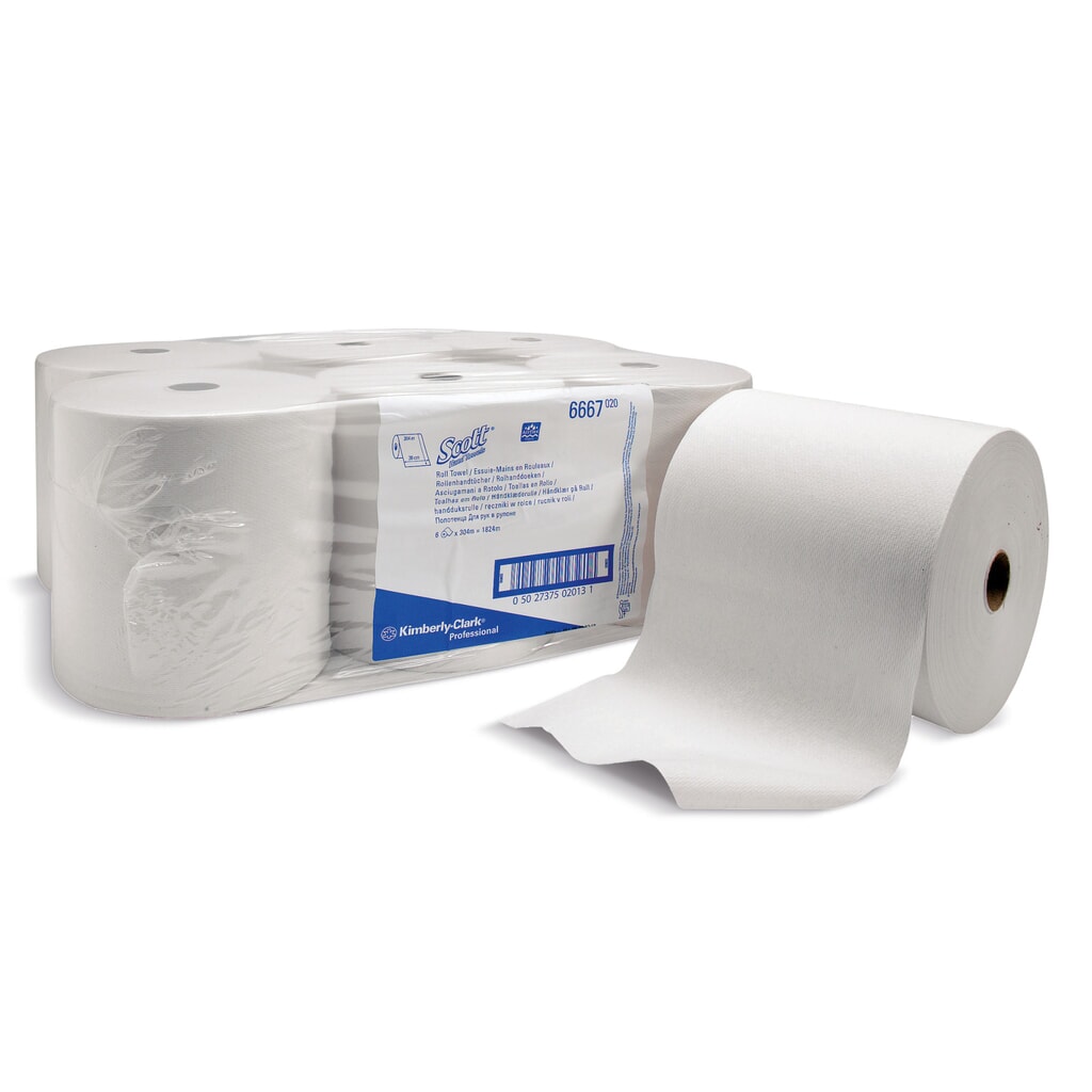 Essuie-mains SCOTT® pour distributeur SLIMROLL No-Touch, rouleau Illustration du produit: Essuie-mains SCOTT® pour distributeur SLIMROLL No-Touch, rouleau