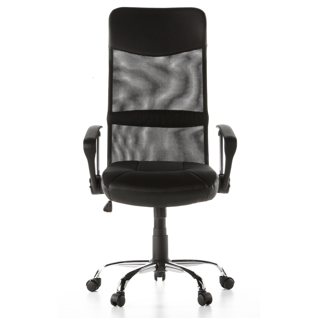 Siège de bureau / fauteuil de direction hjh OFFICE ARTON 20, similicuir/maille, noir Illustration du produit: Siège de bureau / fauteuil de direction hjh OFFICE ARTON 20, similicuir/maille, noir