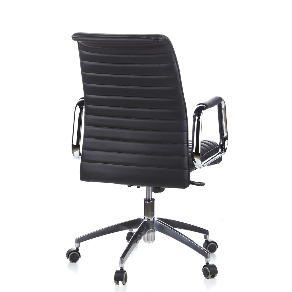 Siège de bureau / fauteuil de direction hjh OFFICE ASPERA 10 cuir, noir N° de l'image du produit 7 : Siège de bureau / fauteuil de direction hjh OFFICE ASPERA 10 cuir, noir