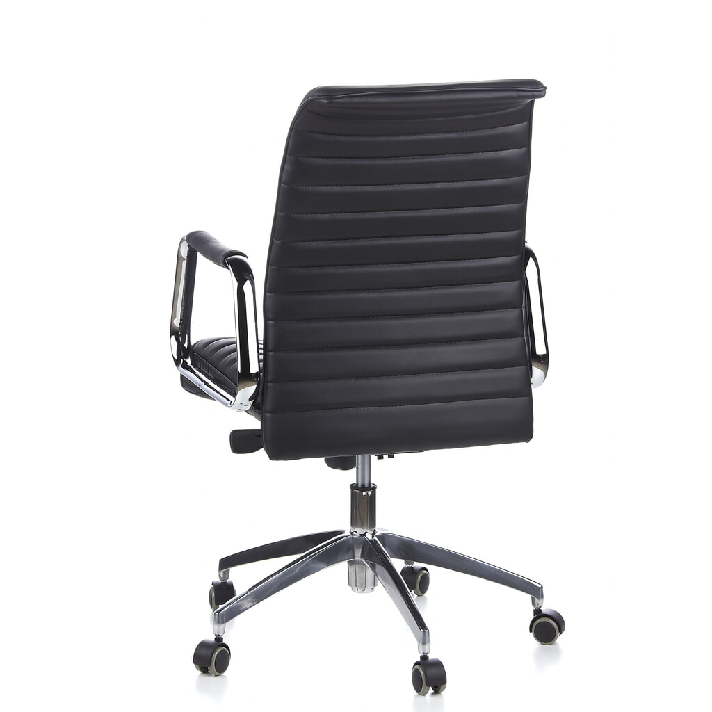 N° de l'image du produit 8 : Siège de bureau / fauteuil de direction hjh OFFICE ASPERA 10 cuir, noir