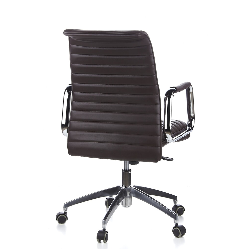 N° de l'image du produit 7 : Siège de bureau / fauteuil de direction hjh OFFICE ASPERA 10 cuir, marron