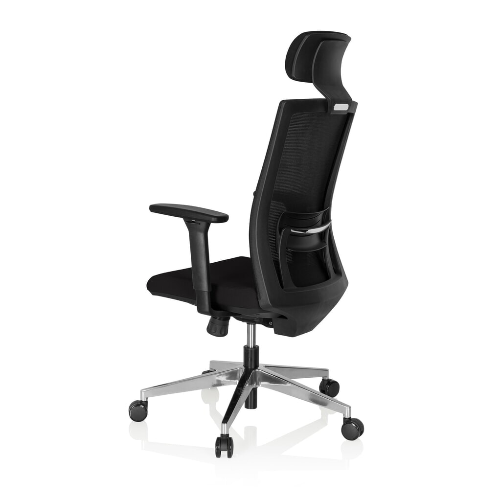 Siège de bureau / fauteuil de direction hjh OFFICE CAPTIVA tissu/maille, noir N° de l'image du produit 8 : Siège de bureau / fauteuil de direction hjh OFFICE CAPTIVA tissu/maille, noir