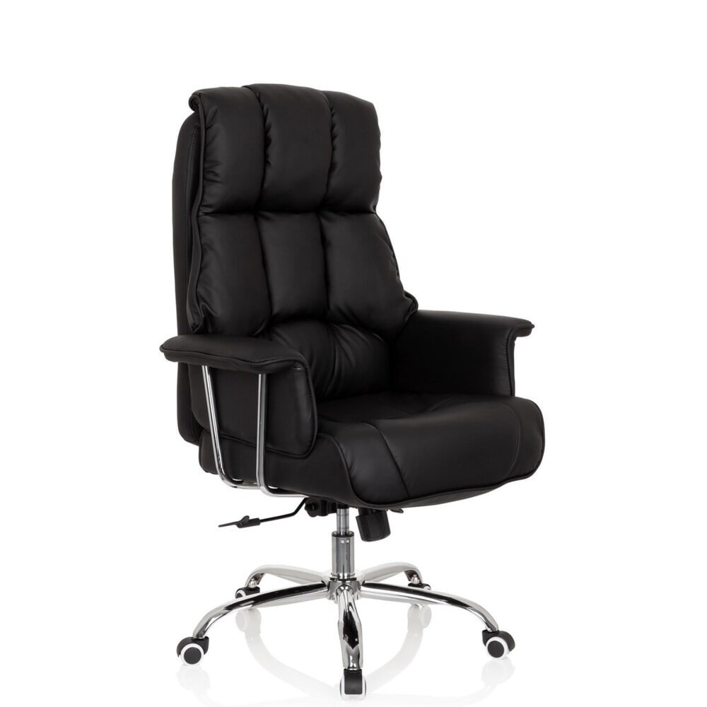 N° de l'image du produit 1 : Siège de bureau / fauteuil de direction hjh OFFICE COMMANDER PU similicuir, noir