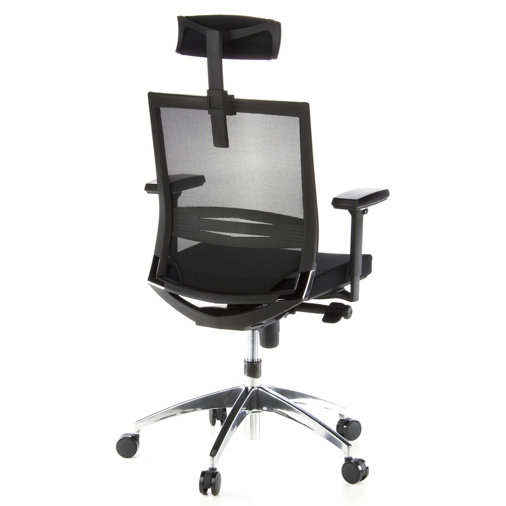 Siège de bureau / fauteuil de direction hjh OFFICE PORTO MAX tissu, noir N° de l'image du produit 6 : Siège de bureau / fauteuil de direction hjh OFFICE PORTO MAX tissu, noir