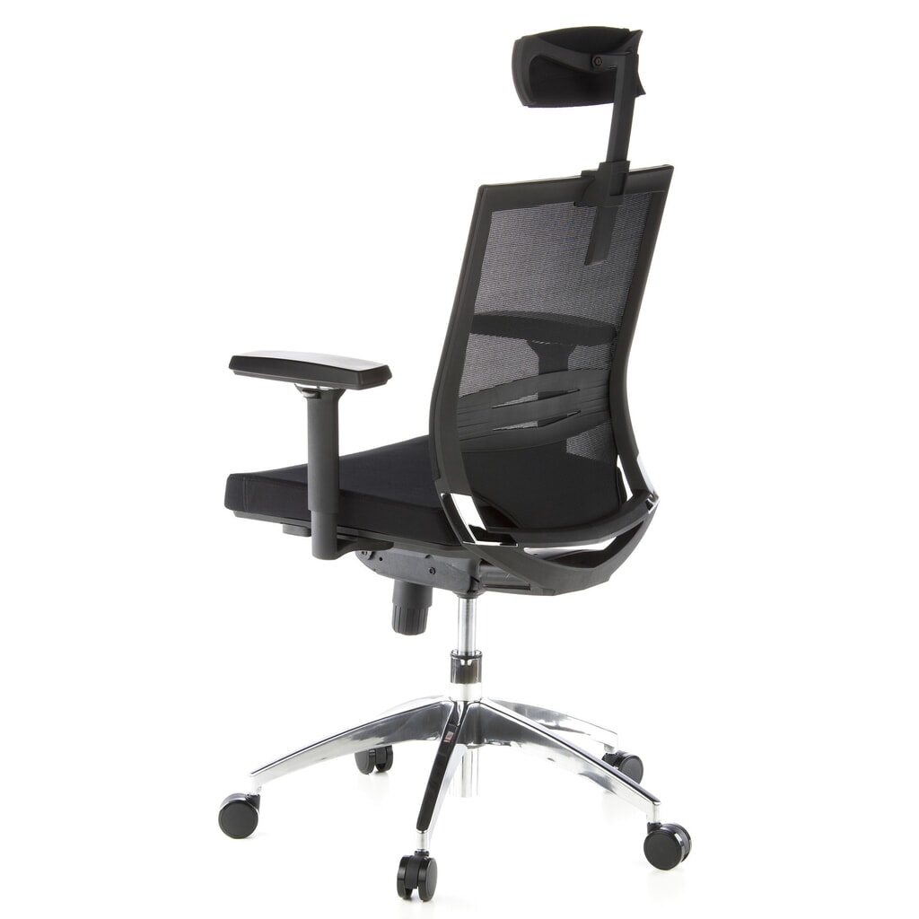 N° de l'image du produit 8 : Siège de bureau / fauteuil de direction hjh OFFICE PORTO MAX tissu, noir