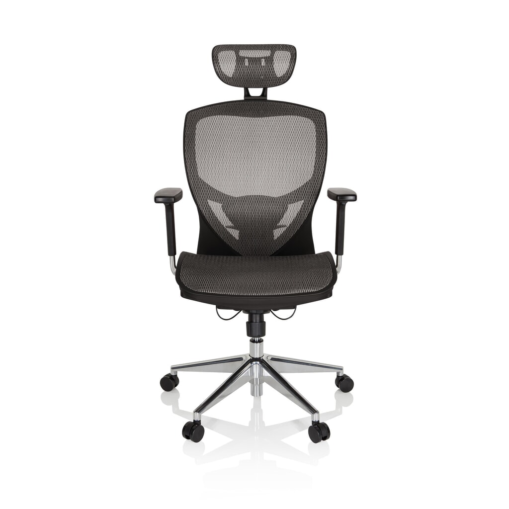 Illustration du produit: Siège de bureau / fauteuil de direction hjh OFFICE VENUS ONE gris argenté / noir