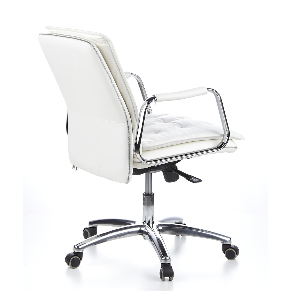 N° de l'image du produit 6 : Siège de bureau / fauteuil de direction hjh OFFICE VILLA 10 cuir, blanc crème