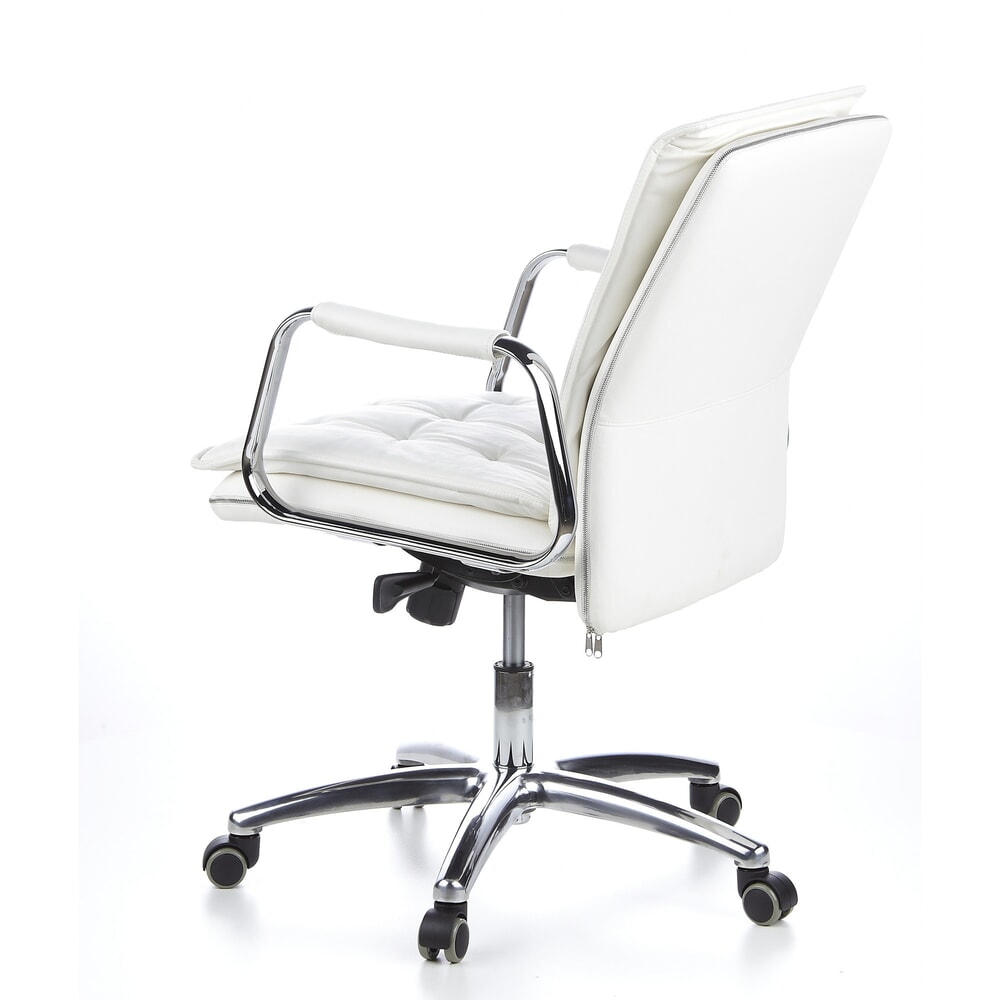 N° de l'image du produit 9 : Siège de bureau / fauteuil de direction hjh OFFICE VILLA 10 cuir, blanc crème