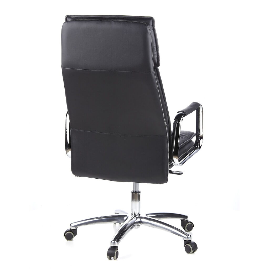 Siège de bureau / fauteuil de direction hjh OFFICE VILLA 20 cuir, noir N° de l'image du produit 7 : Siège de bureau / fauteuil de direction hjh OFFICE VILLA 20 cuir, noir