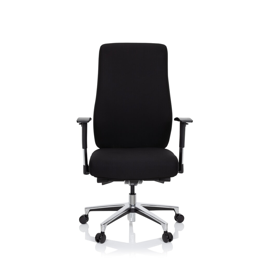 Chaise de bureau / fauteuil de direction hjh OFFICE FORCOM tissu, noir Illustration du produit: Chaise de bureau / fauteuil de direction hjh OFFICE FORCOM tissu, noir
