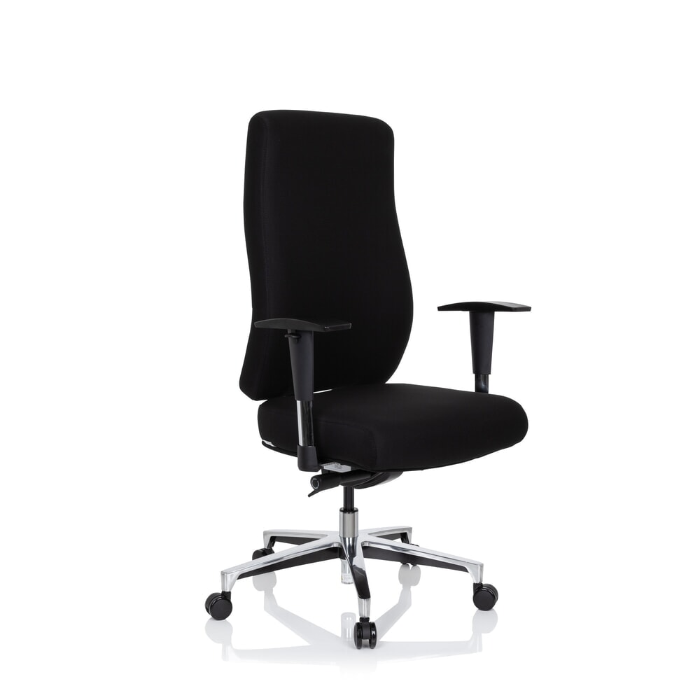 N° de l'image du produit 4 : Chaise de bureau / fauteuil de direction hjh OFFICE FORCOM tissu, noir