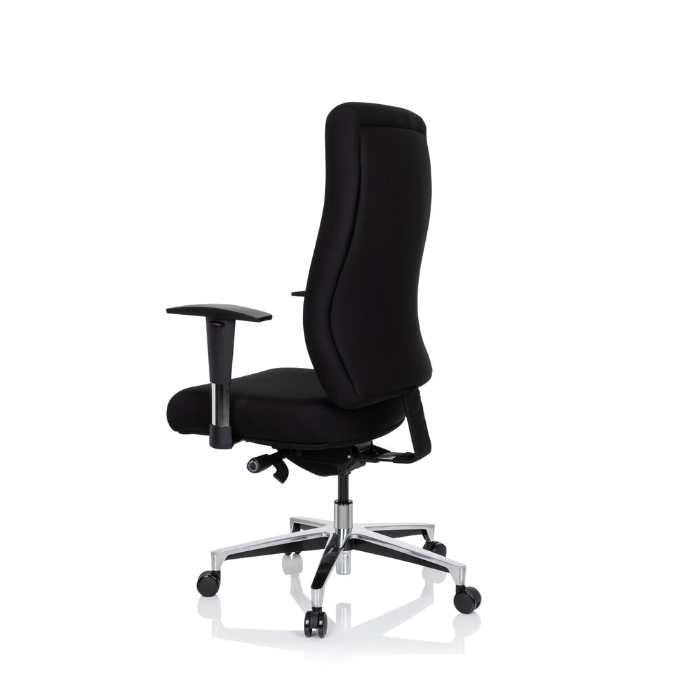 N° de l'image du produit 10 : Chaise de bureau / fauteuil de direction hjh OFFICE FORCOM tissu, noir