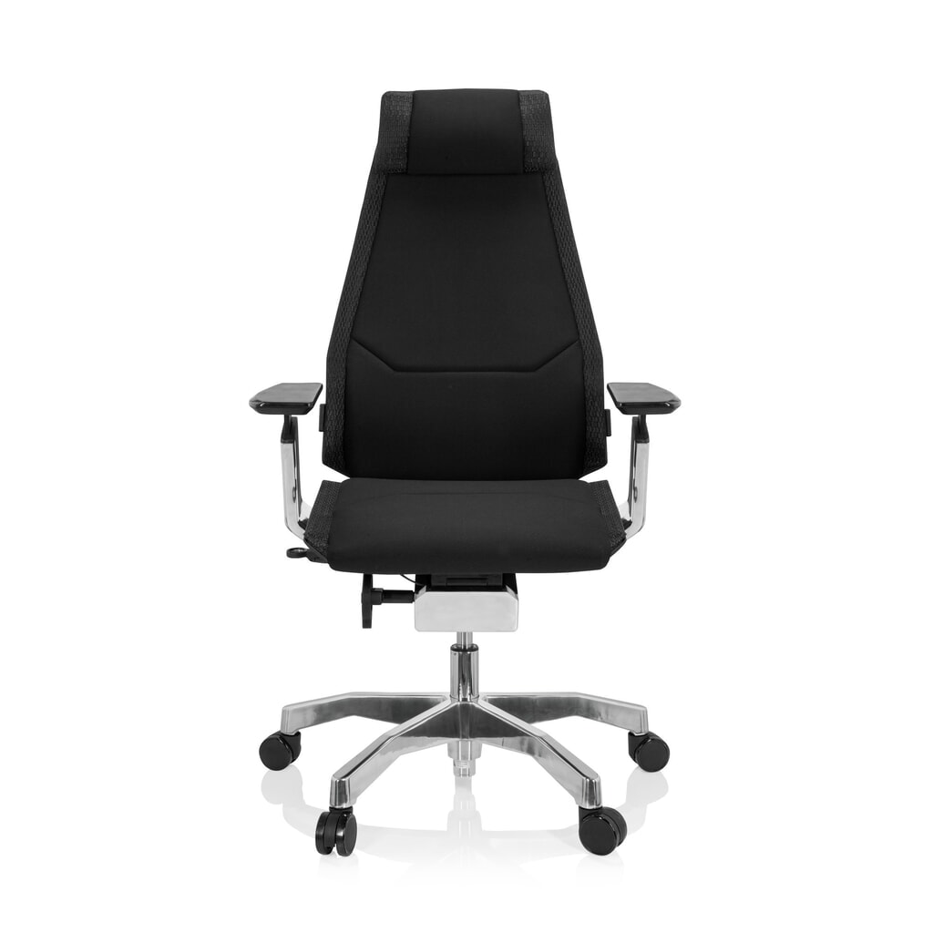 Chaise de bureau / chaise pivotante hjh OFFICE GENIDIA PRO tissu, noir Illustration du produit: Chaise de bureau / chaise pivotante hjh OFFICE GENIDIA PRO tissu, noir
