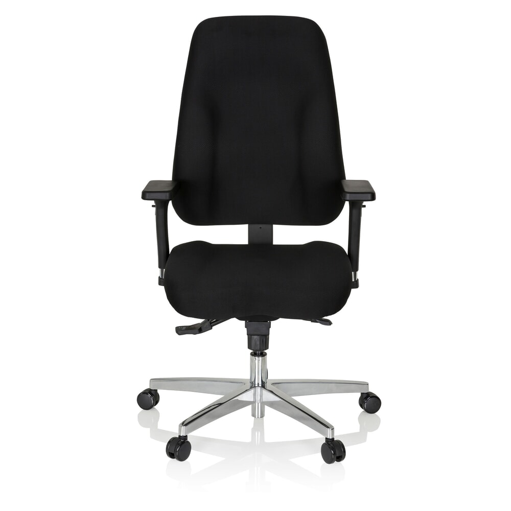 N° de l'image du produit 1 : Chaise de bureau / fauteuil de direction hjh OFFICE ZENIT COMFORT, noir